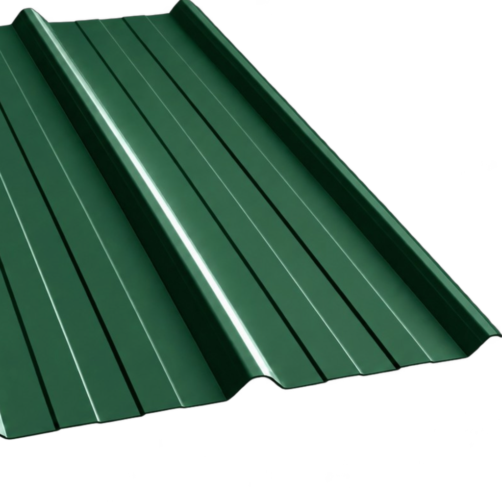 Chapa Trapezoidal Prepintada Verde - Cal 26 Util 98cm APP