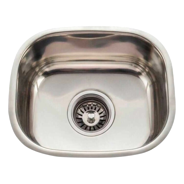 Pileta De Cocina Simple Satinada 42 x 36 x 18 Acero Inox - JSA4236-PILETA 