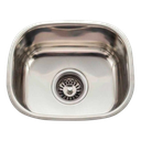 Pileta De Cocina Simple Satinada 42 x 36 x 18 Acero Inox - JSA4236-PILETA 