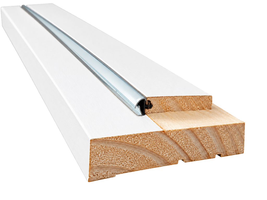 Kit Contramarco Tapa Junta Puerta Interior Brasil Nova Blanco