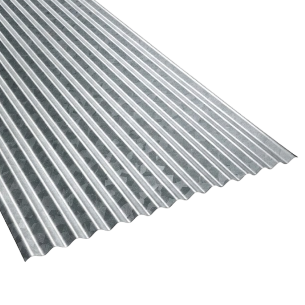 Chapa Aluminizada Ondulada Cal 24 / 0.5mm x 98cm
