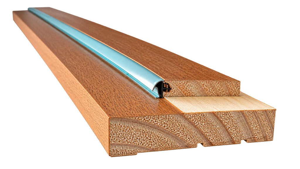 Kit Contramarco Tapa Junta Puerta Interior Brasil Nova Natural