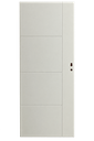 Puerta Interior HDF Lisa 4 Paneles Marco Ajustable 10cm 2m x 80cm