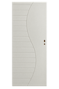 Puerta Interior HDF Greca Curva Marco Ajustable 10cm x 2m x 80cm