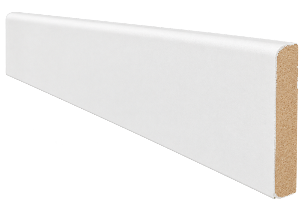 Zócalo Moldura MDF 12 x 70mm x 2.44m Blanco 0529