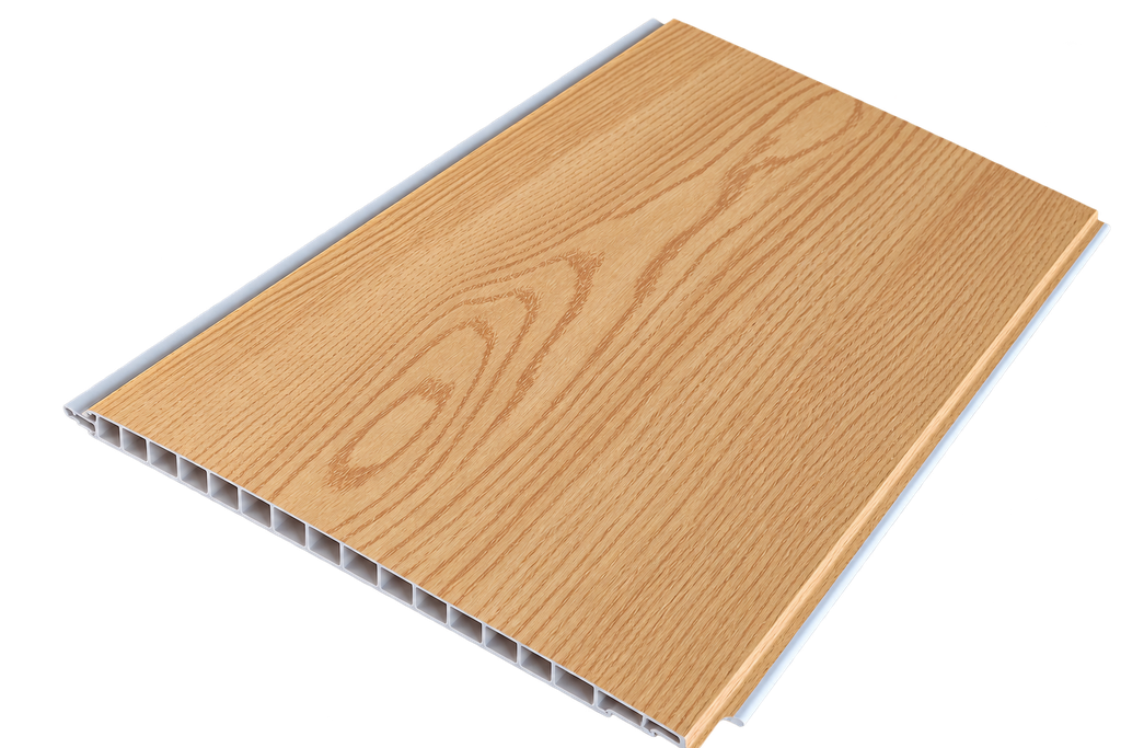 PVC Cielo Raso Roble Miel 8 mm x 25 cm x 5,95 m