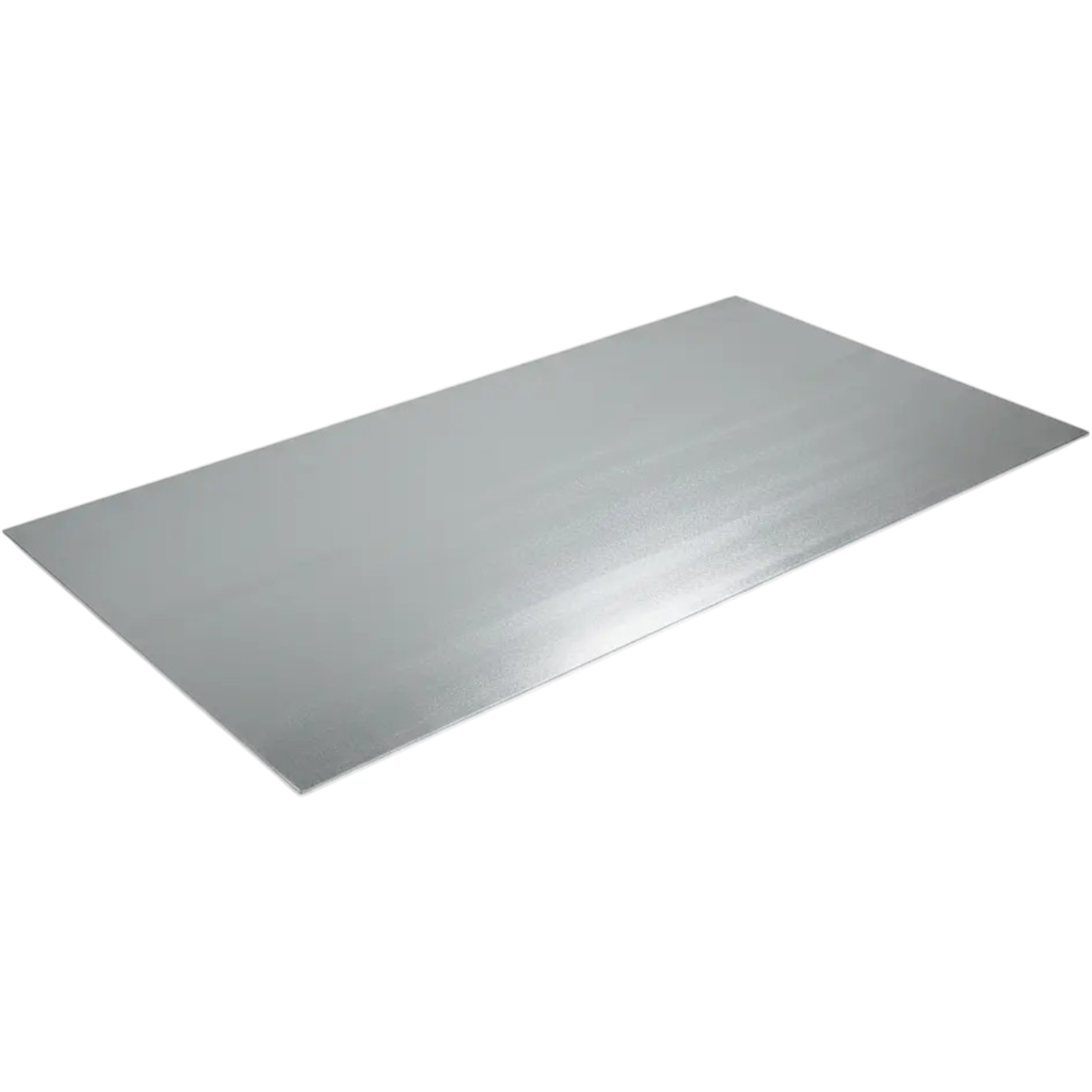 Chapa Lisa 1.2m x 1m - 0.40mm - Cal 26 Prepintada (Negra)