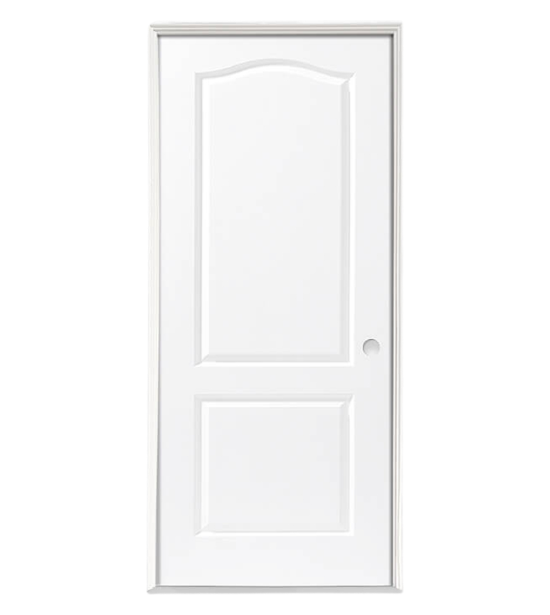 Puerta MDF Interior Harsen Lineas Rectas Minimalista Para Armar Blanca