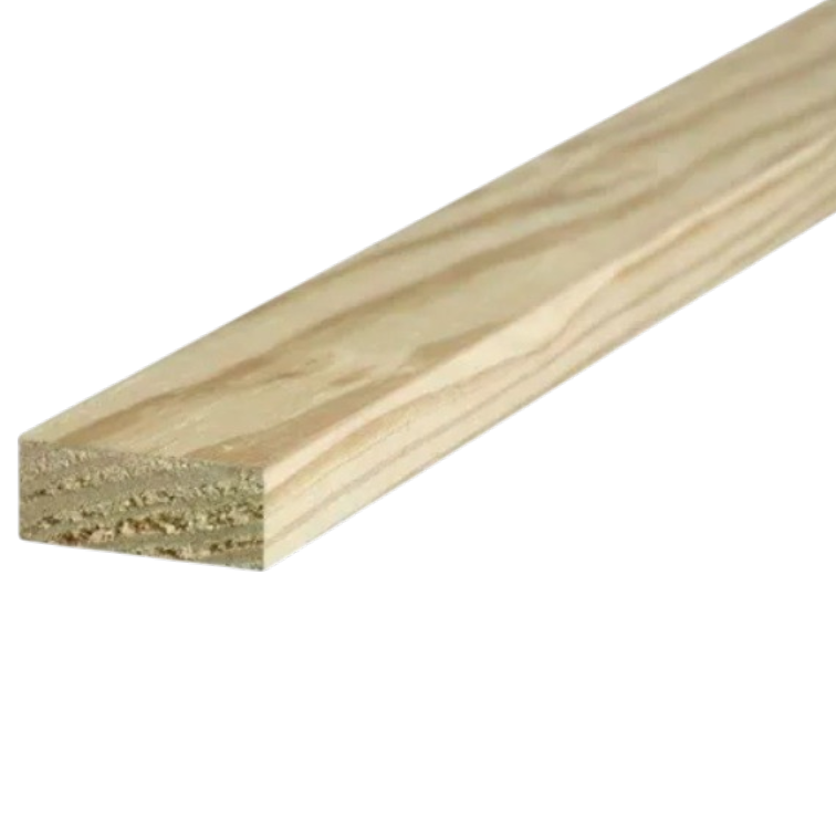 Alfajía Tirante Madera Pino CCA 2'' x 1'' x 3.3 m