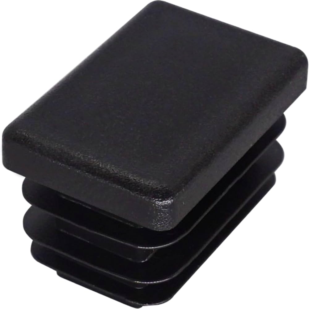 Tapa PVC Plana Para Caño 30 x 50mm - Negra