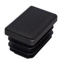 Tapa PVC Plana Para Caño 30 x 50mm - Negra