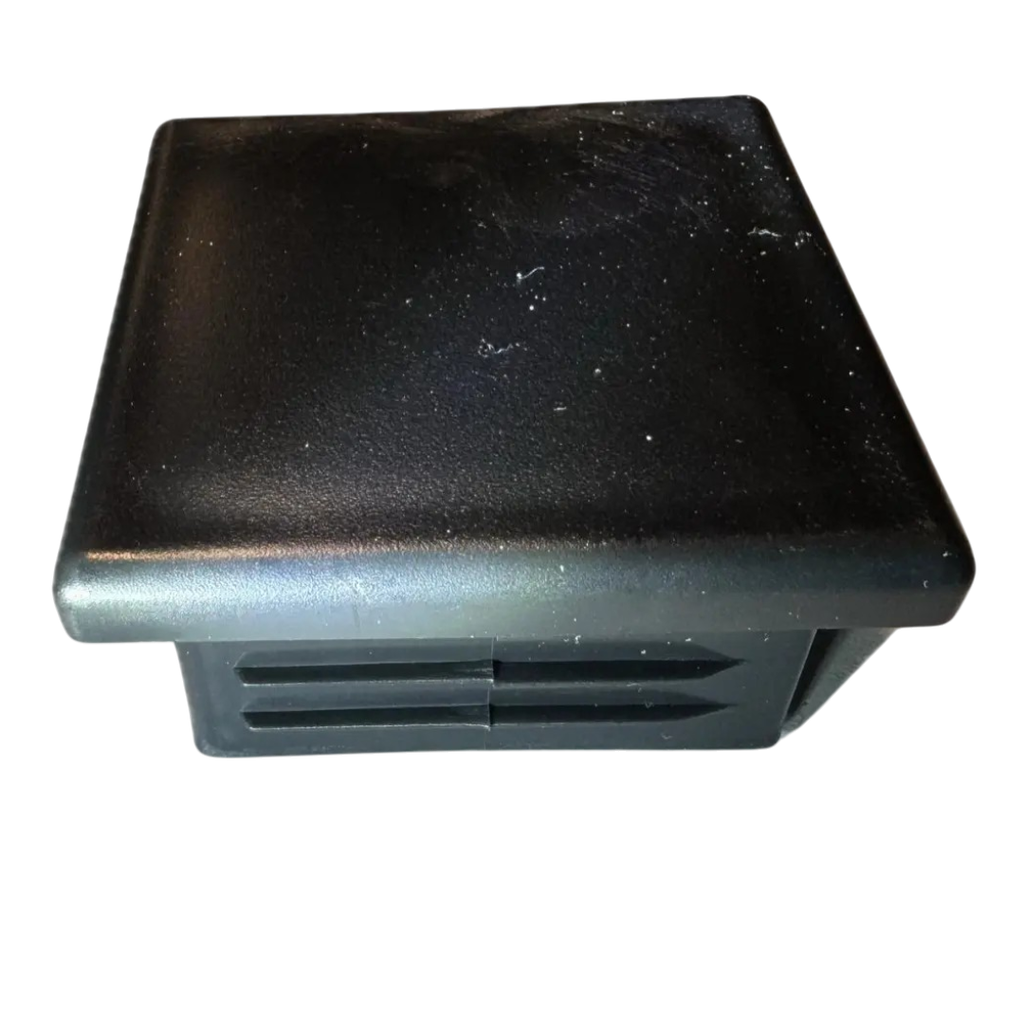 Tapa PVC Plana Para Caños 50 x 50mm - Negra