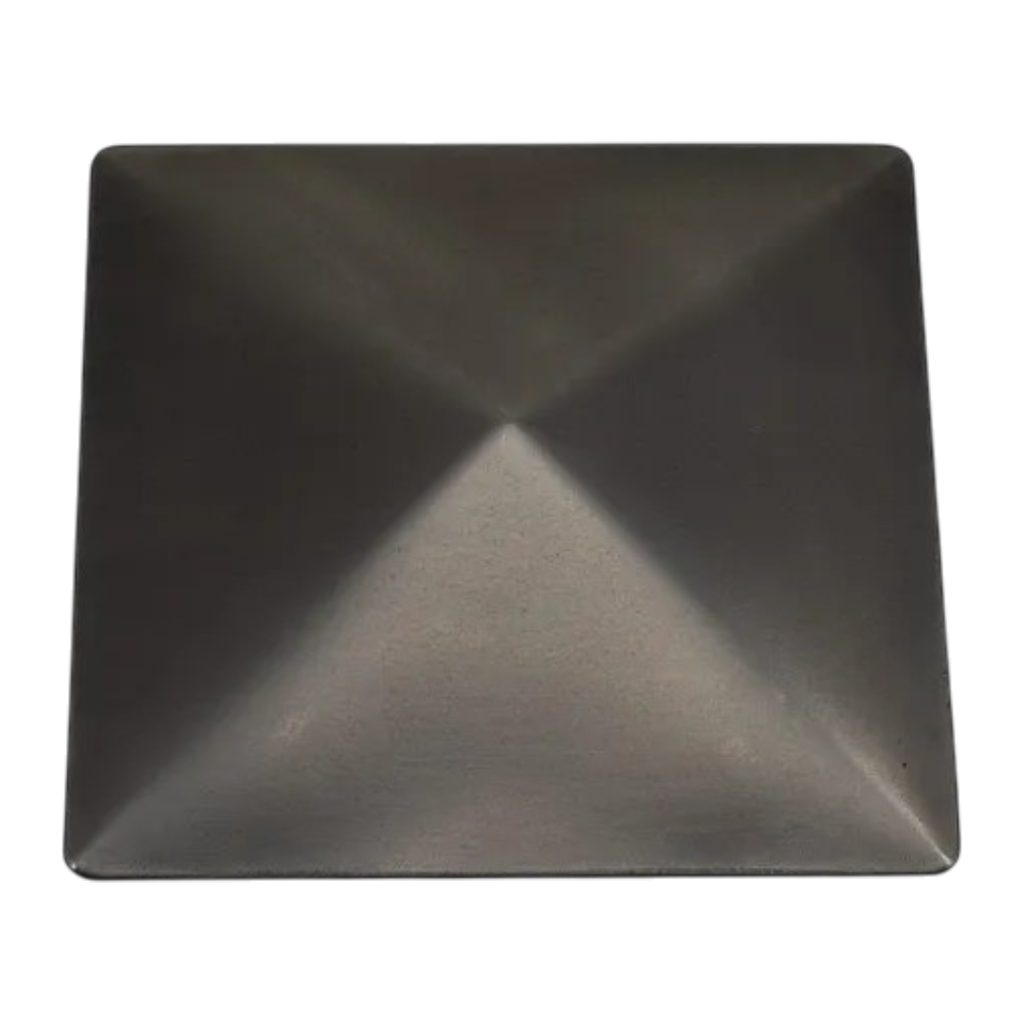 Tapa Sombrero Piramide Hierro Para Caños 100 x 100mm