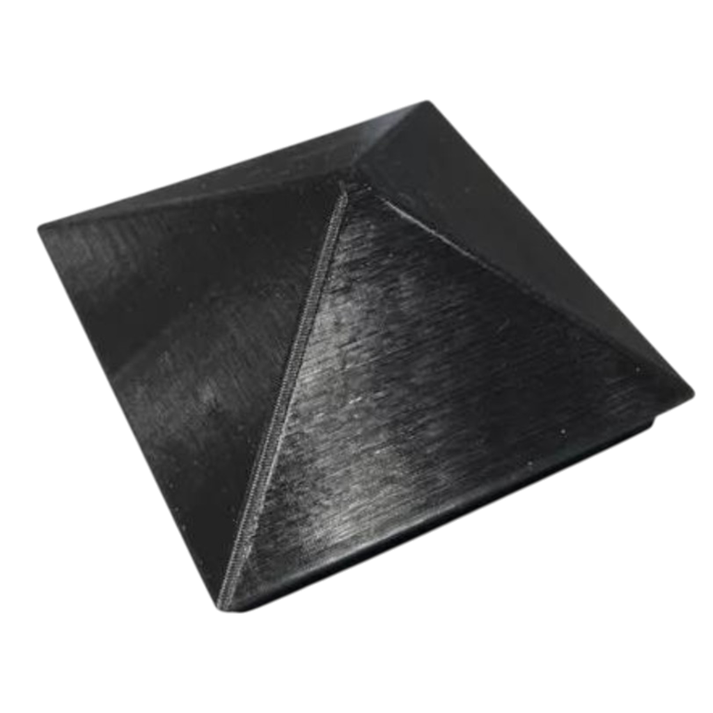 Tapa Sombrero Piramide Hierro Para Caños 80 x 80mm
