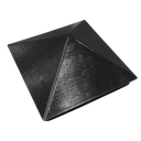 Tapa Sombrero Piramide Hierro Para Caños 80 x 80mm