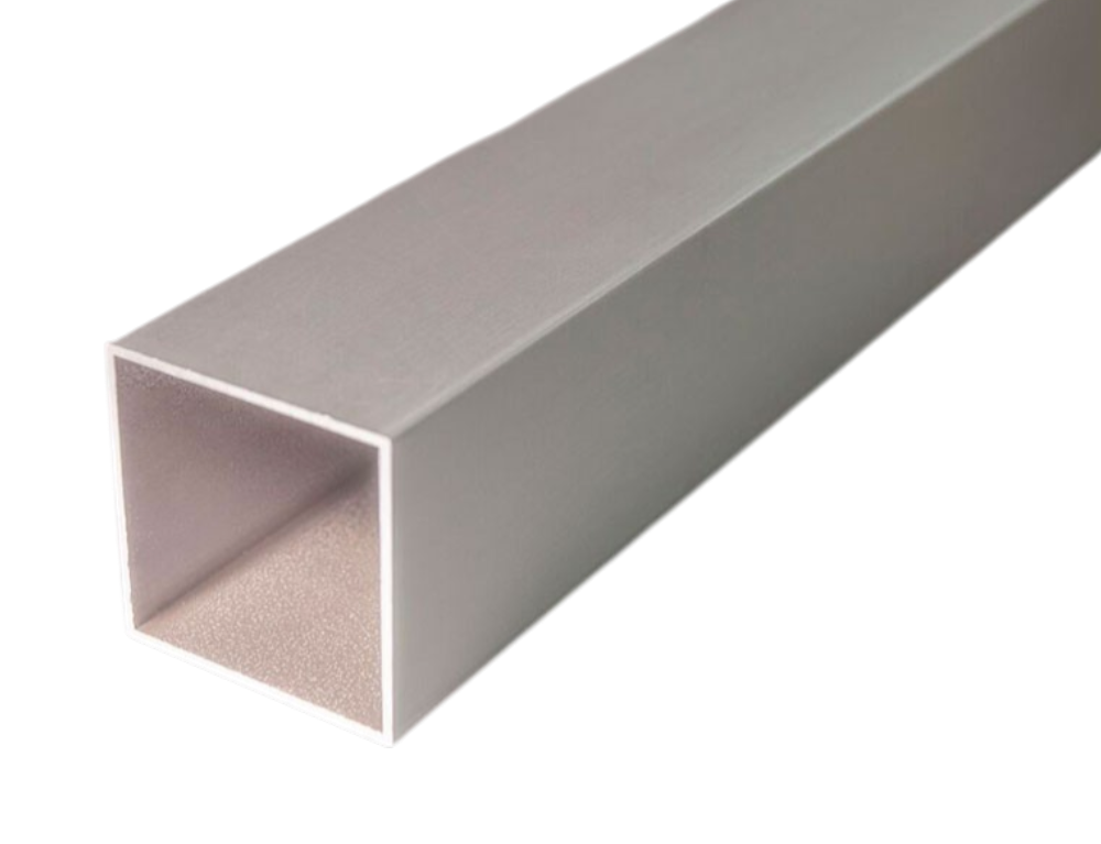Caño Tubo Cuadrado Aluminio 38 x 20 - 1,5mm x 6.4 mts
