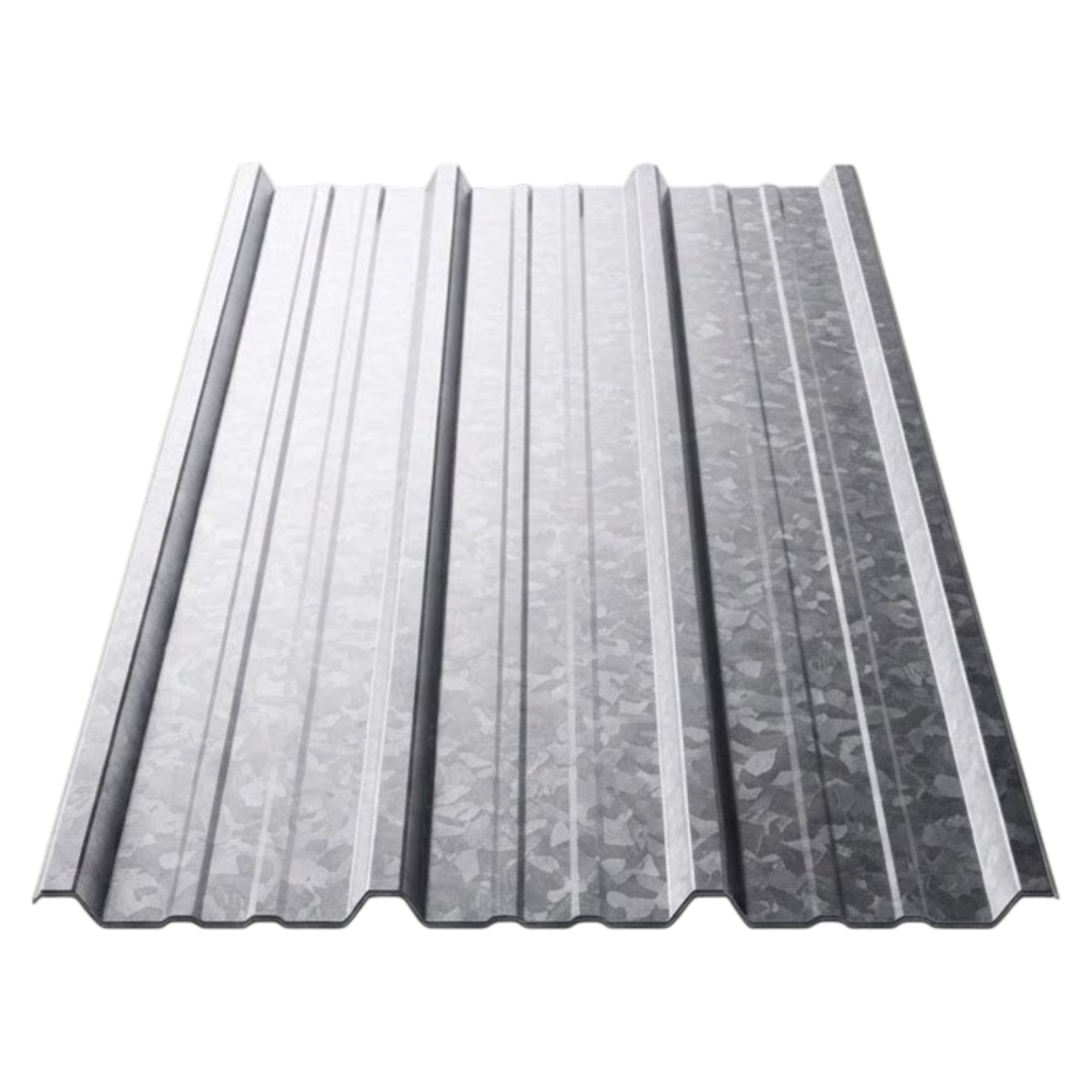 Chapa Aluminizada Cal 24 / 0.5mm - Trapezoidal 98cm util - TIS