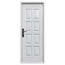 Puerta Exterior Clásica Blanco 84 x 2m Linea Velka