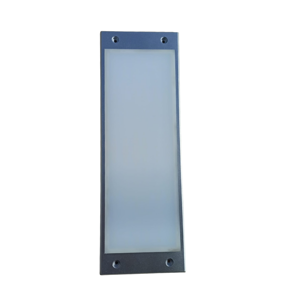 RV Luminaria LED Cromada 380mm x 135mm x 10mm