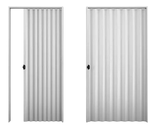Puerta PVC Plegable Plasbil Blanca - 2,1m x 1,3m
