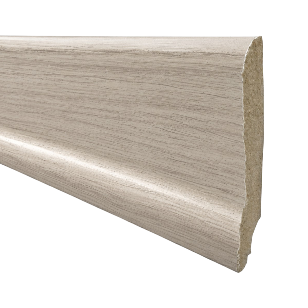 Zocalo AGT Vegas MDF 8cm x 2.8m x 80mm - Gris Veteado