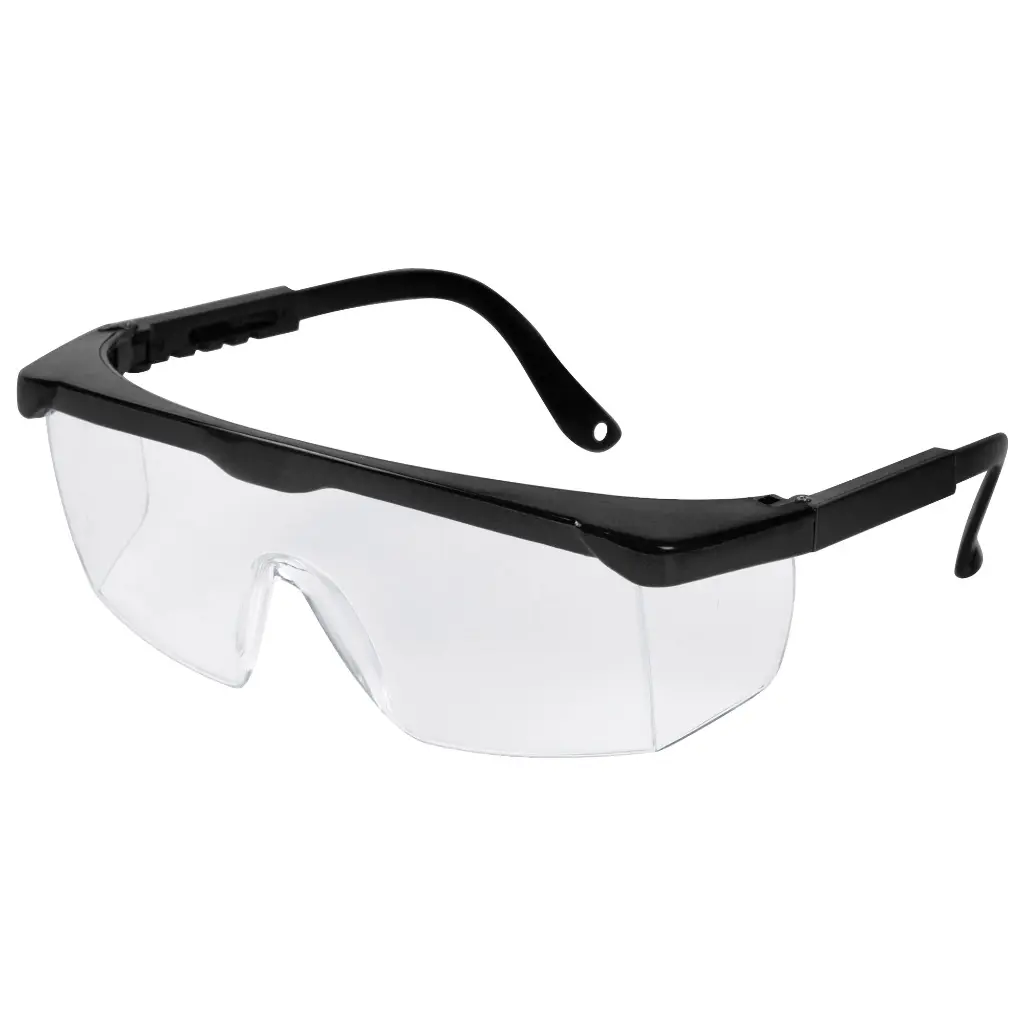 Lentes Seguridad Transparente Envolvente Patilla Negra TSP301 Total