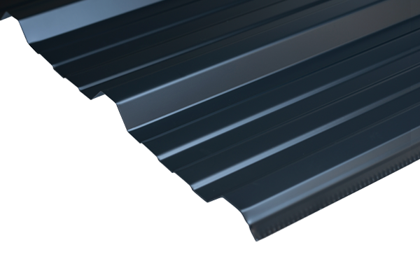 Chapa Trapezoidal Prepintada Gris Cal 26 Util 1m AGP