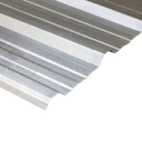 Chapa Trapezoidal Aluminizada Cal 26/0.40mm 1m útil x ML AGP