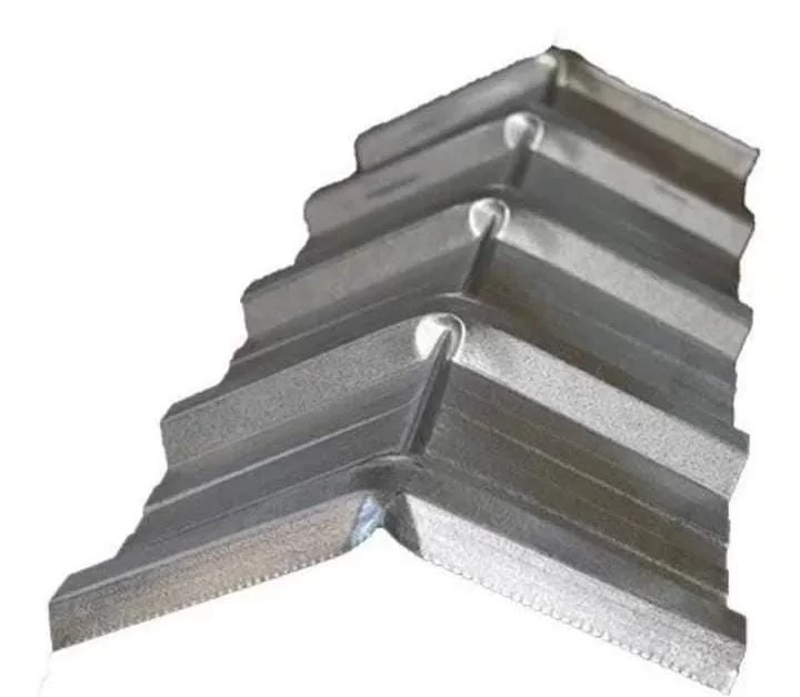 Cumbrera Chapa Teja Cal 24 - 50cm x 1m Aluminizada