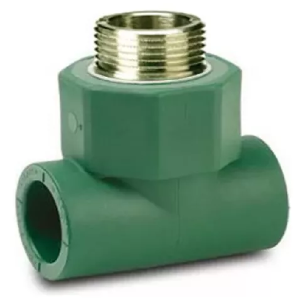 Tee Termofusion Inserto Macho 20mm x 1/2`` - Nicoll