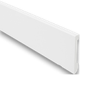 Zocalo PVC Arqui 747 -  100mm x 12mm x 5.7m Blanco