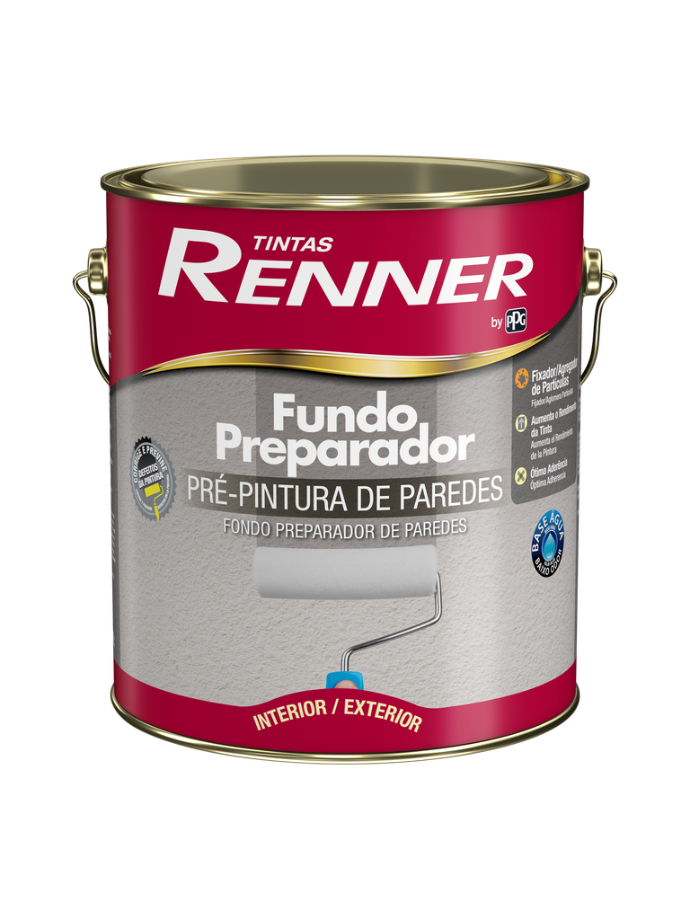 Pintura Fondo Sintetico Blanco Bloqueador Mancha 0,9L Renner
