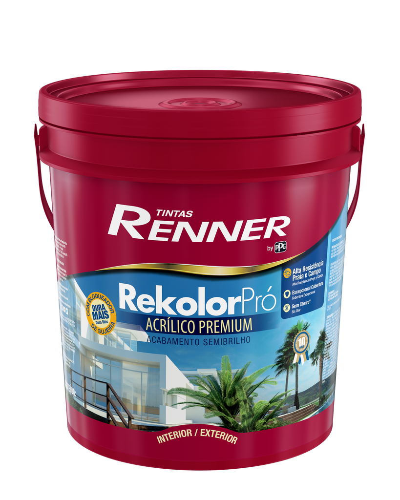 Pintura Rekolor Pro Semibrillo 18 L - 900