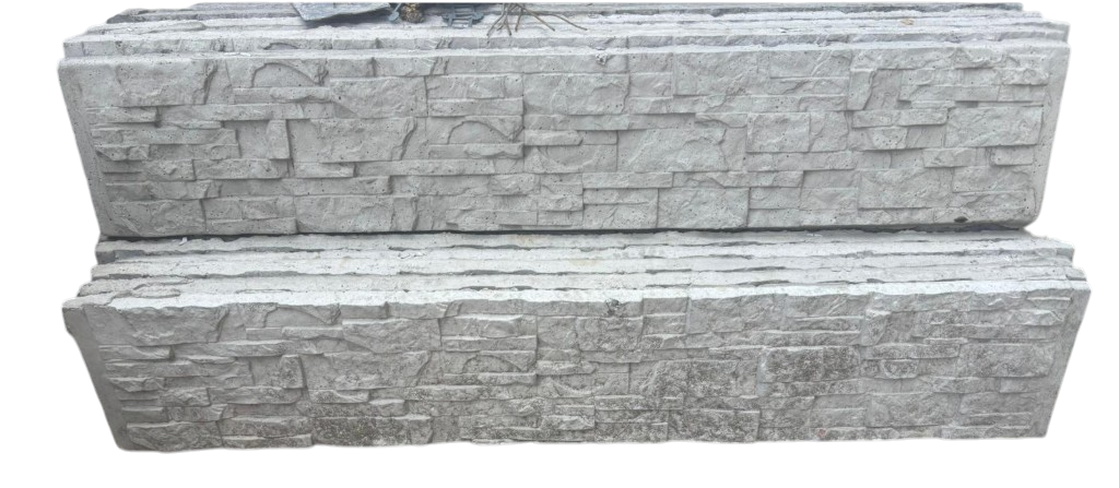 Placa Muro Hormigon 2m x 35cm x 40mm - Simil Piedra Chica