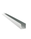 Buña U Aluminio 9.5mm x 9.5mm x 1.6mm x 6.8m - Terminacione