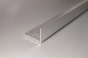 Angulo Aluminio Tapacanto 15mm x 15mm x 1.2mm x 6.8m