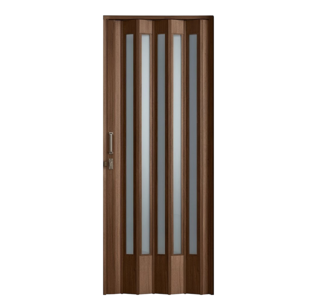 Puerta Plegable BCF Traslúcida 96 cm Imbuía