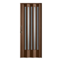 Puerta Plegable BCF Traslúcida 96 cm Imbuía