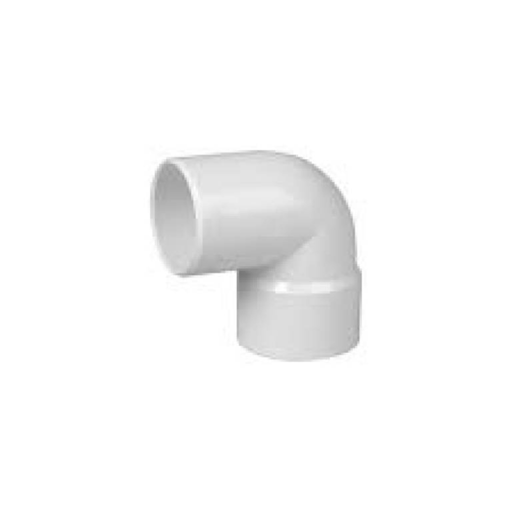 Codo PVC 110mm 90° x 3.2mm Macho/Hembra - Nicoll