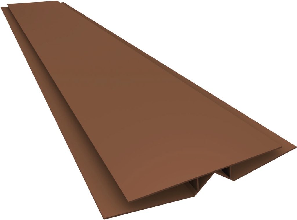 PVC Union / Empalme H Marrón - 6m Plasbil Flexible