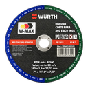 Disco de Corte W-MAX 180 x 1.6 x 22,23 - 7´´ Pulgadas