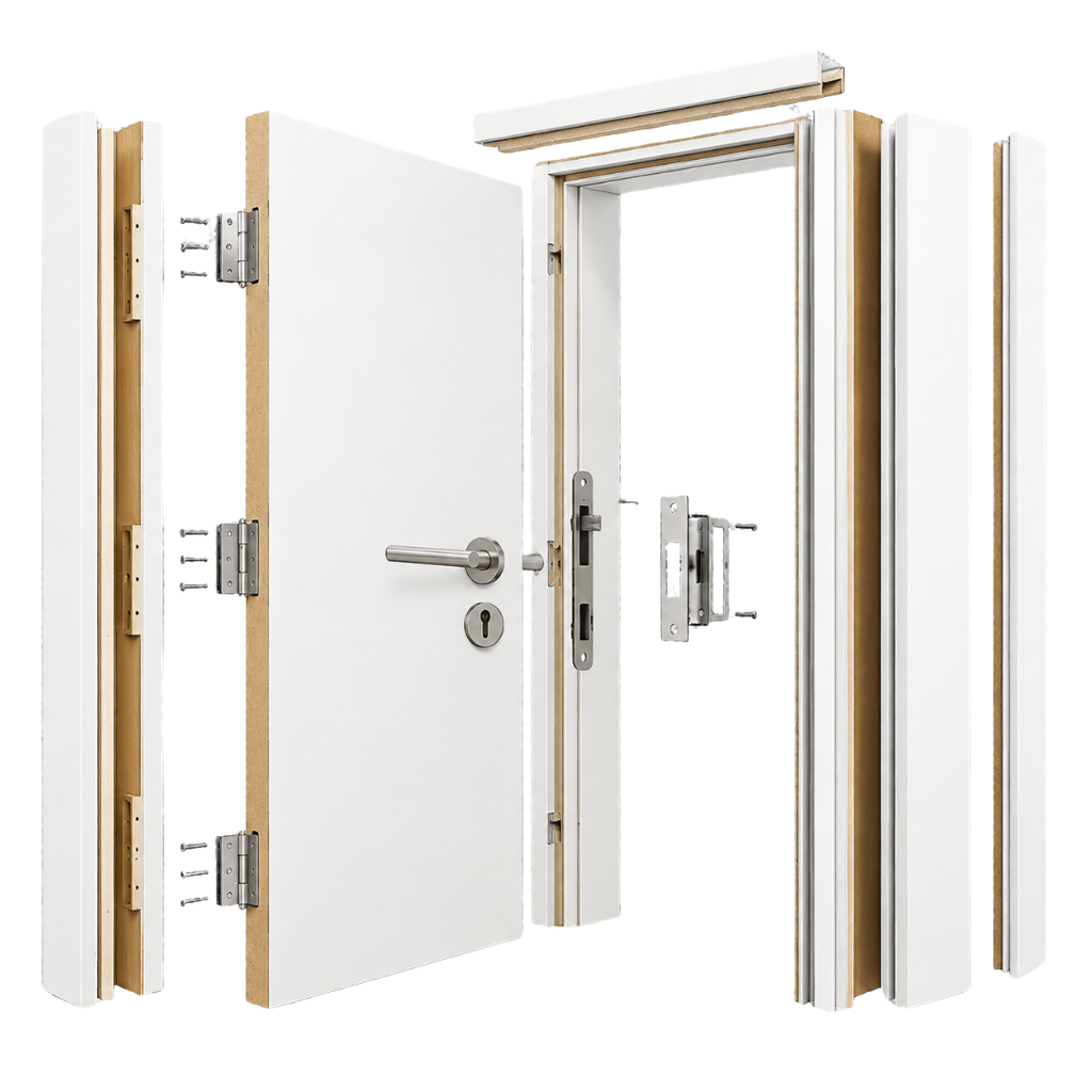 Puerta Interior HDF Laminada Brasil Nova 75 x 2,03 m Izquierda Desarmada