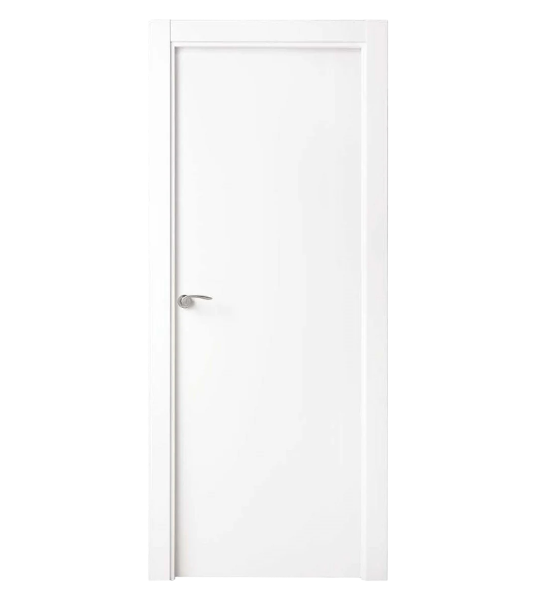 Puerta Interior Vert Lisa Blanca 80cm x 2.05m x M14cm