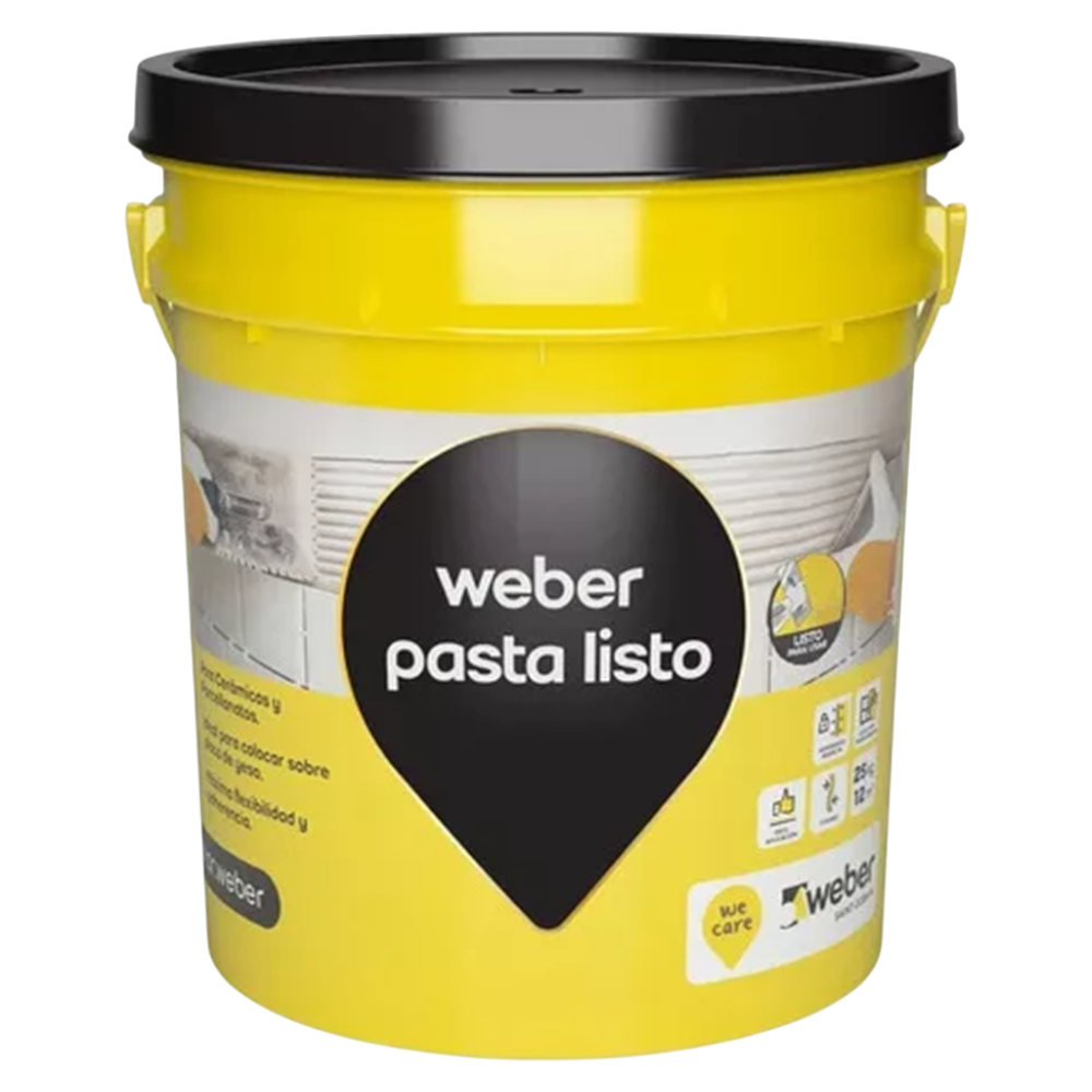 Weber Pasta Listo Adhesivo Multiuso Para Yeso 25 kg