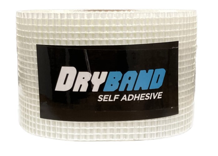 Cinta Fibra de Vidrio Autoadhesiva 100mm x 45m Exterior Dryband
