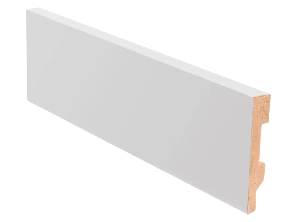 Zócalo EPS Blanco Liso 20mm x 120mm x 2.25m JC70
