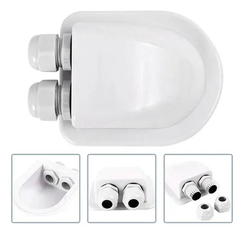 RV Caja Estanco con Valona Cableado Solar 2 Entradas