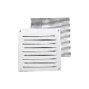 RV Rejilla Ventilacion 15cm x 15cm + Fan Cooler 120mm 12 v