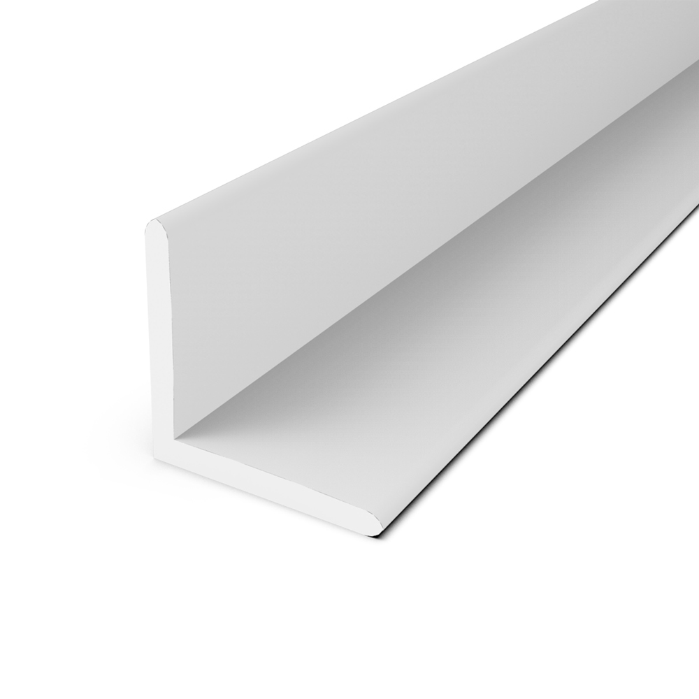 Angulo PVC Plasbil 25mm x 25mm x 3m Blanco
