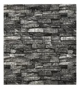 Placa Decorativa Adhesiva 70cm x 77cm - Piedra Negra